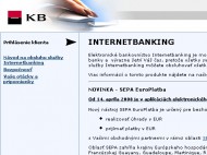 Internet banking Komerční banky